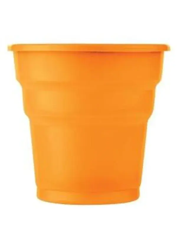 Plastik Turuncu Bardak 24'lü