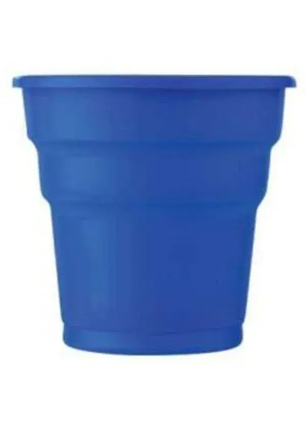 Plastik Koyu Mavi Bardak 24'lü