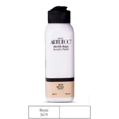 Artdeco Akrilik Boyası 140ml 3619 Beyaz