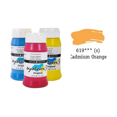 Daler Rowney System 3 Original Akrilik Boya Cad Orange Hue