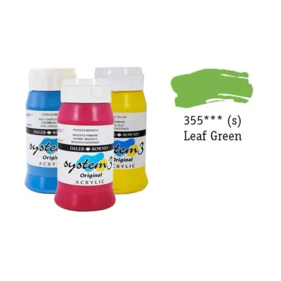 Daler Rowney System 3 Original Akrilik Boya Leaf Green