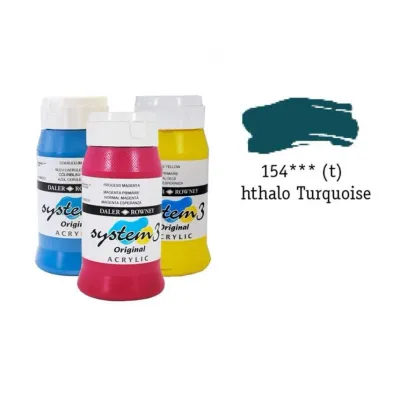 Daler Rowney System 3 Original Akrilik Boya Phthalo Turq