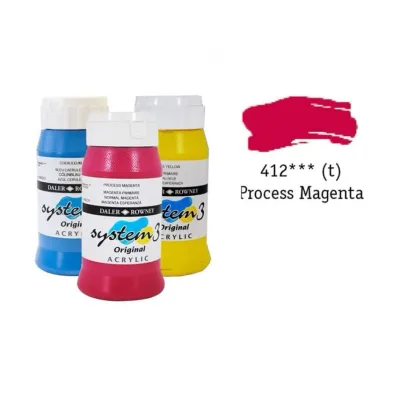 Daler Rowney System 3 Original Akrilik Boya Process Magenta