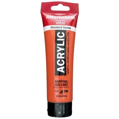 Talens Amsterdam Standart Akrilik Boya 120ml 398 Naphtholol Red Light