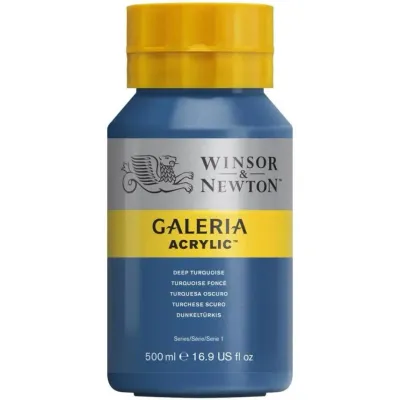 Winsor & Newton Galeria Acrylic 500 ml Deep Turquoise 232