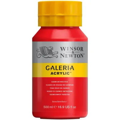Winsor & Newton Galeria Acrylic 500ml Cadmium Red Hue 095