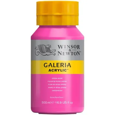 Winsor & Newton Galeria Acrylic 500ml Opera Rose 448