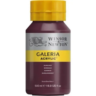 Winsor & Newton Galeria Akrilik 500 ml Burgundy 075