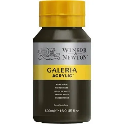 Winsor & Newton Galeria Akrilik 500 ml Mars Black 386