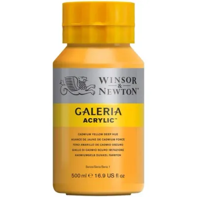 Winsor Newton Galeria Akrilik Boya 500 ml Cadmium Yellow Deep 115