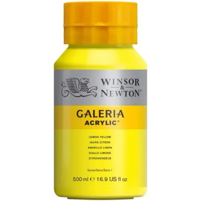 Winsor & Newton Galeria Akrilik Boya 500 ml Lemon Yellow Hue 346