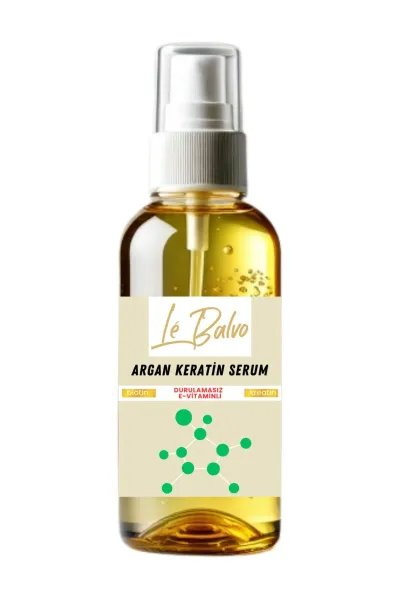 Argan Keratin Saç Serumu (Durulamasız - E Vitaminli) 100 Ml