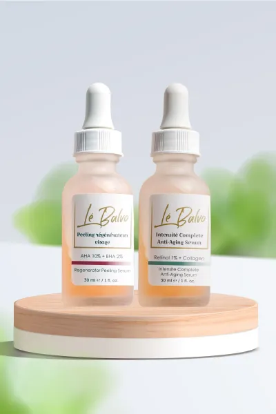 Cilt Tonu Eşitleyici (aha 10% + Bha 2%) + Kırışıklık Gidermeye Yardımcı Serum (retinol %1 Colagen)