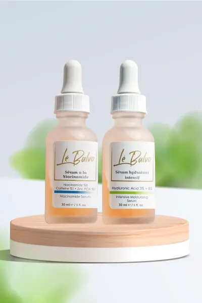 Gözenek Sıkılaştırıcı (niacinamide 8%+zinc Pca1%) + Nemlendirici Bakım Serumu (hyaluronic Acid%3 B5)