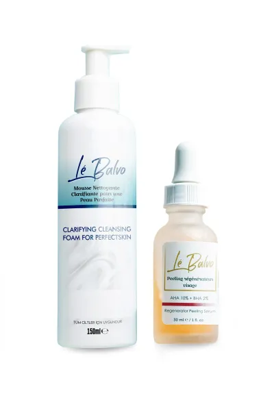 Yüz Temizleme Köpüğü 150 Ml + Cilt Tonu Eşitleyici-yüz Leke Gidermeye Açmaya Yardımcı Peeling Serum