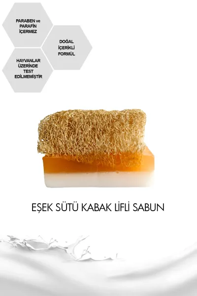 Kabak Lifli Eşek Sütü Sabunu