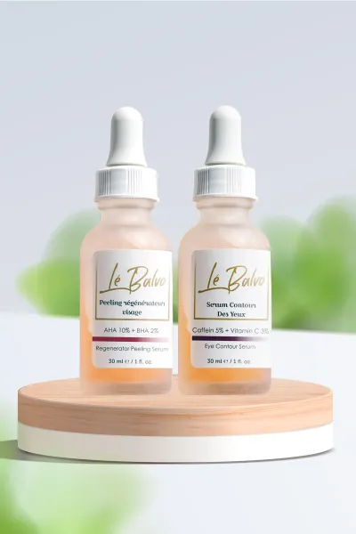 Cilt Tonu Eşitleyici Serum (aha 10% + Bha 2%) + Göz Altı Morluk Karşıtı Serum (caffeine 5%+egcg)