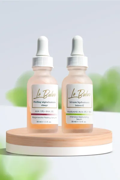 Cilt Tonu Eşitleyici Serum (aha 10% + Bha 2%) + Nemlendirici Bakım Serumu (hyaluronic Acid %3 B5)