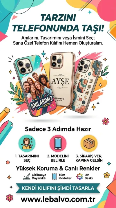 Kişiye Özel Baskılı Telefon Kılıfı