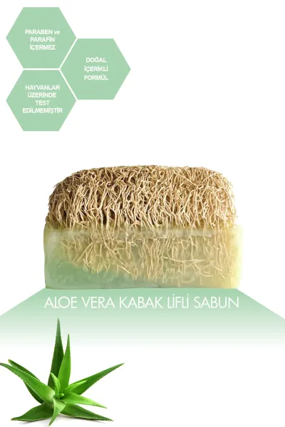 Kabak Lifli Aloe Vera Sabunu