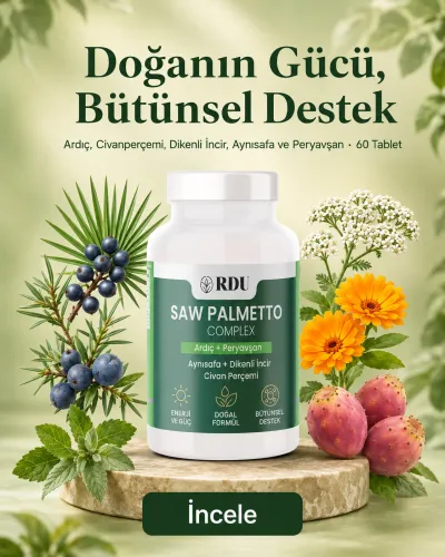 Saw Palmetto Complex Ardıç Civanperçemi Dikenli İncir Aynısafa Peryavşan 60 Tablet