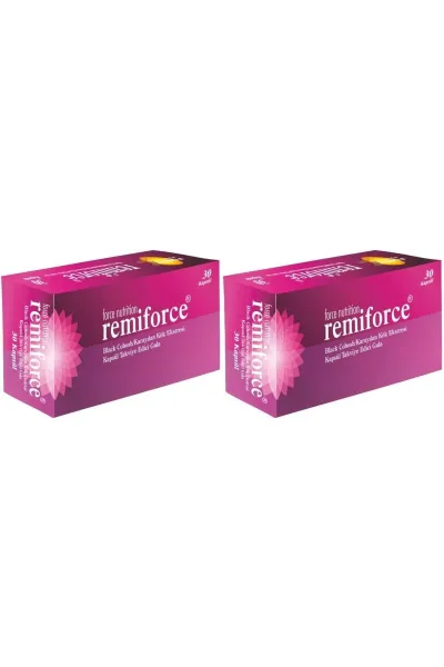 Remiforce 2x30 Kapsül Karayılan Çuha Çiçeği Çin Melek Otu Büyük Meyveli Vaksiniyum
