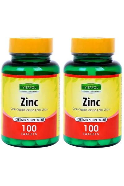 Çinko Sülfat 15 Mg Zinc Sulfate 2x100 Tablet