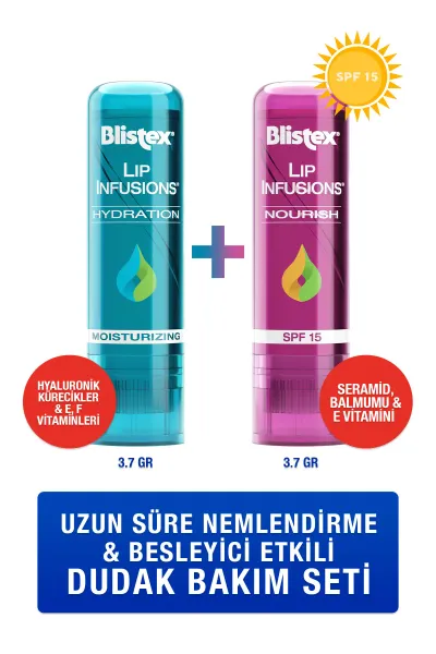 Uzun Süreli Nemlendirici Dudak Bakımı Lip Infusions Hydration+lip Infusions Nourish