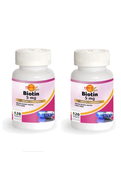 Biotin 5 Mg 120 Tablet 2 Kutu
