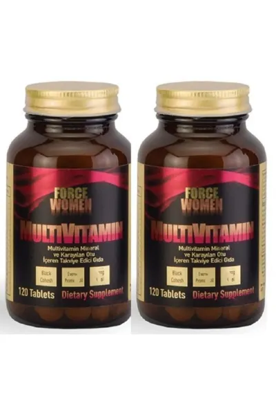 Force Women (kadın) Multi Vitamin Mineral 120 Tablet 2 Kutu