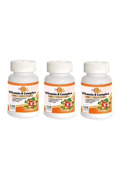 B Complex Vitamin C + Selenium 120 Tablet 3 Kutu 360 Tablet