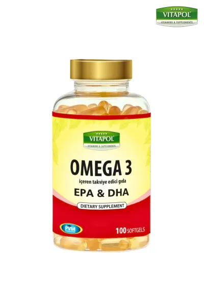 Omega-3 Epa&dha Balık Yağı 2000 Mg 100 Kapsül Cp