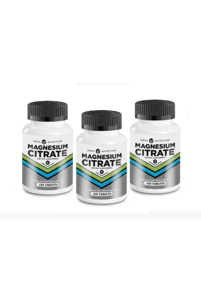 Magnezyum Sitrat ( Magnesium Citrate ) 120 Tablet 3 Kutu