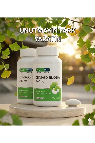 Nutrivita Ginkgo Biloba 240 Mg 150 Tablet