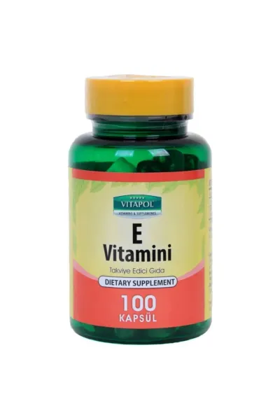 E Vitamini 400 Iu 268 Mg 100 Kapsül Vitamin E