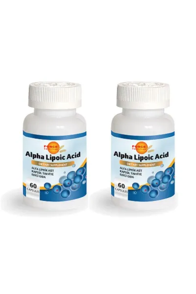 Alfa Lipoik Asit 600 Mg 60 Kapsül 2 Kutu