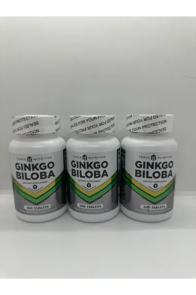 Nutrition Ginkgo Biloba 120 Mg 200 Tablet - 3 Adet