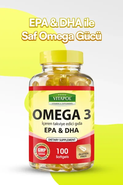 Omega 3 100 Kapsül EPA DHA
