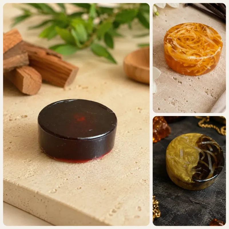 Çok Satanlar Üçlüsü: Sandal Ağacı Yağı, Vanilya, Dark Amber sabunları