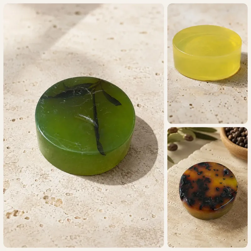 Geleneksel Üçlü: Zeytin, Hamam, Bıttım sabunları