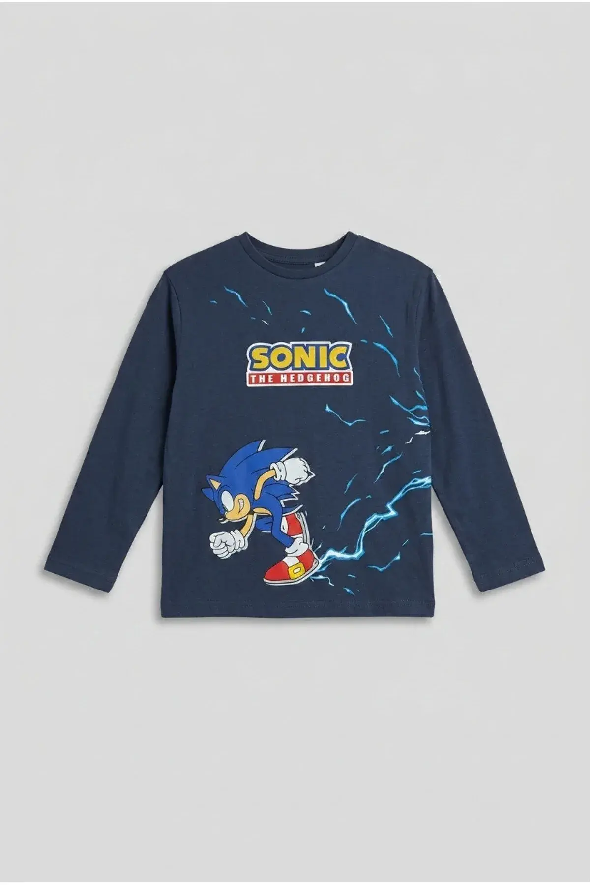 erkek çocuk Sonic baskılı tişört 8-14 yaş
