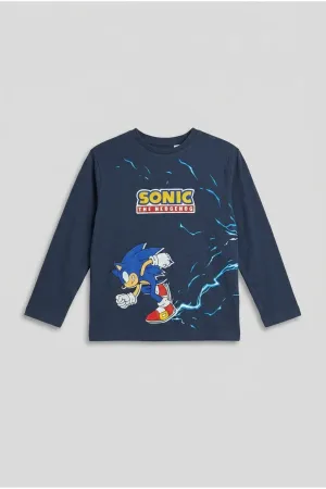 erkek çocuk Sonic baskılı tişört 8-14 yaş