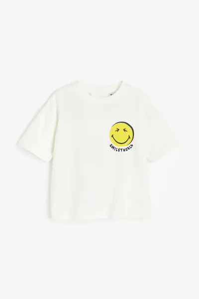 Erkek Çocuk Sırtı Baskı Detaylı T-Shirt