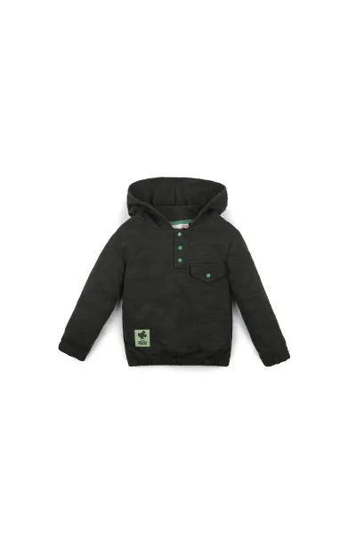 Erkek Bebek Kapüşonlu Sweatshirt