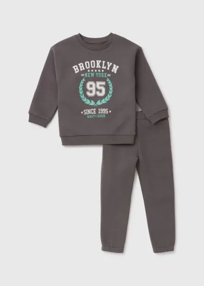Erkek Bebek Sweatshirt Eşofman Takım