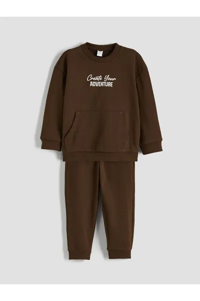 Erkek Bebek Sweatshirt Eşofman Takım
