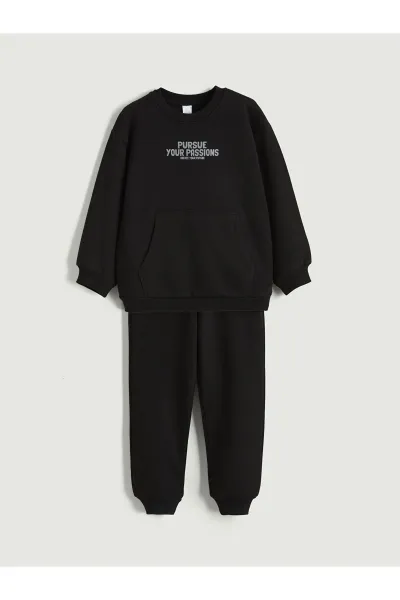 Erkek Bebek Sweatshirt Eşofman Takım