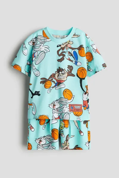 Erkek Çocuk Baskılı Pijama Takımı