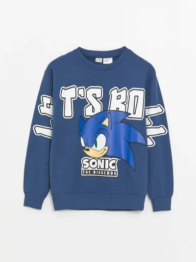Erkek Çocuk Baskılı Sweatshirt