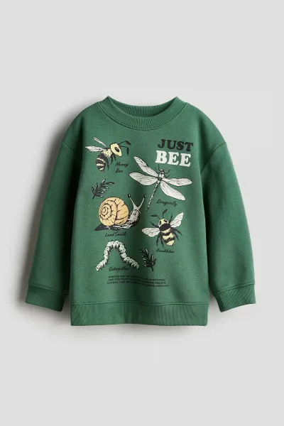 Erkek Çocuk Baskılı Sweatshirt